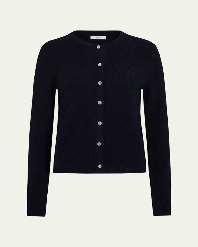 Crewneck Bouclé Cardigan